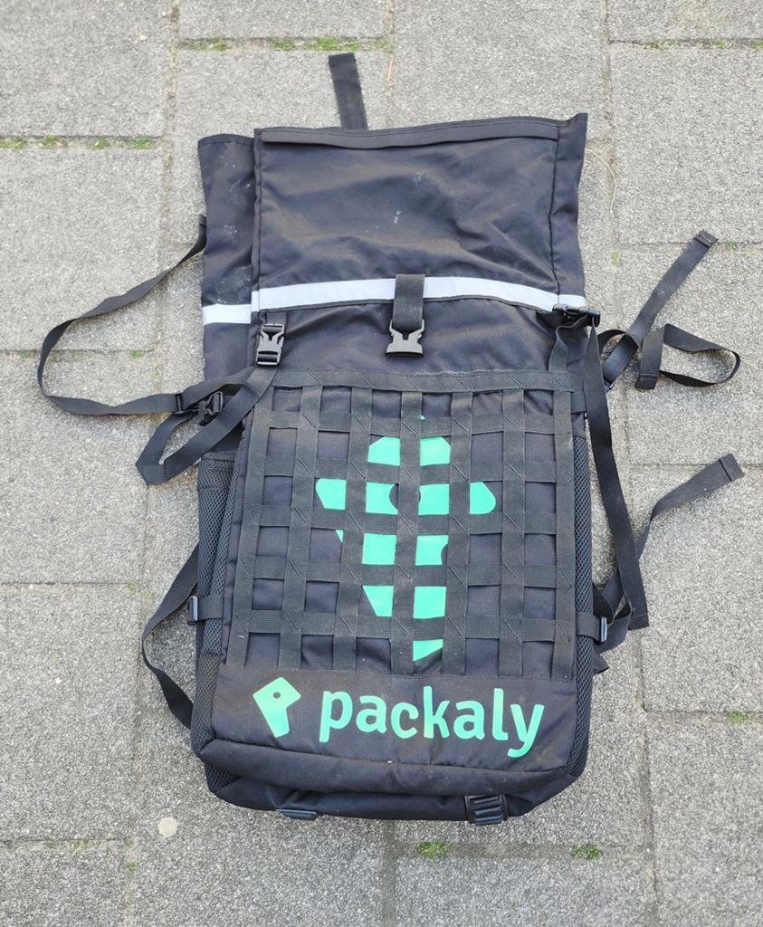 Packaly Zeer Grote Rugzak Bezorgtas, Ophalen of Verzenden, Gebruikt, 30 cm of meer