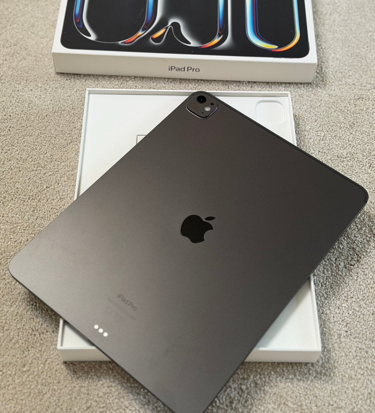  Apple Ipad Pro 13 Inch 2024 M4 256GB Kort gebruikt, Apple, Zwart, Ophalen of Verzenden, Zo goed als nieuw
