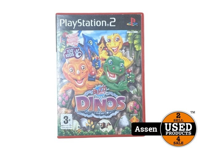 Buzz! Junior Dinos PS2 Game, Sony, Zo goed als nieuw, Support@sony.com, 1-7-1 Konan, Minato-ku
Tokyo 108-0075
Japan