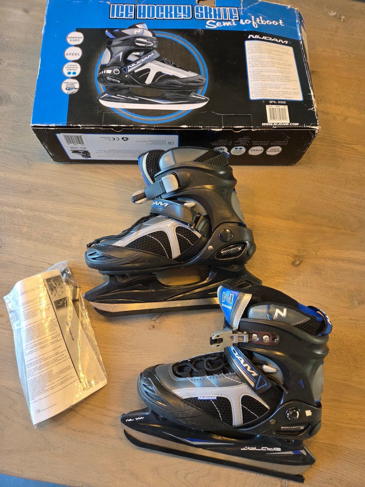 Nijdam ijshockeyschaatsen, maat 40, Ophalen, Gebruikt, IJshockeyschaatsen, Nijdam