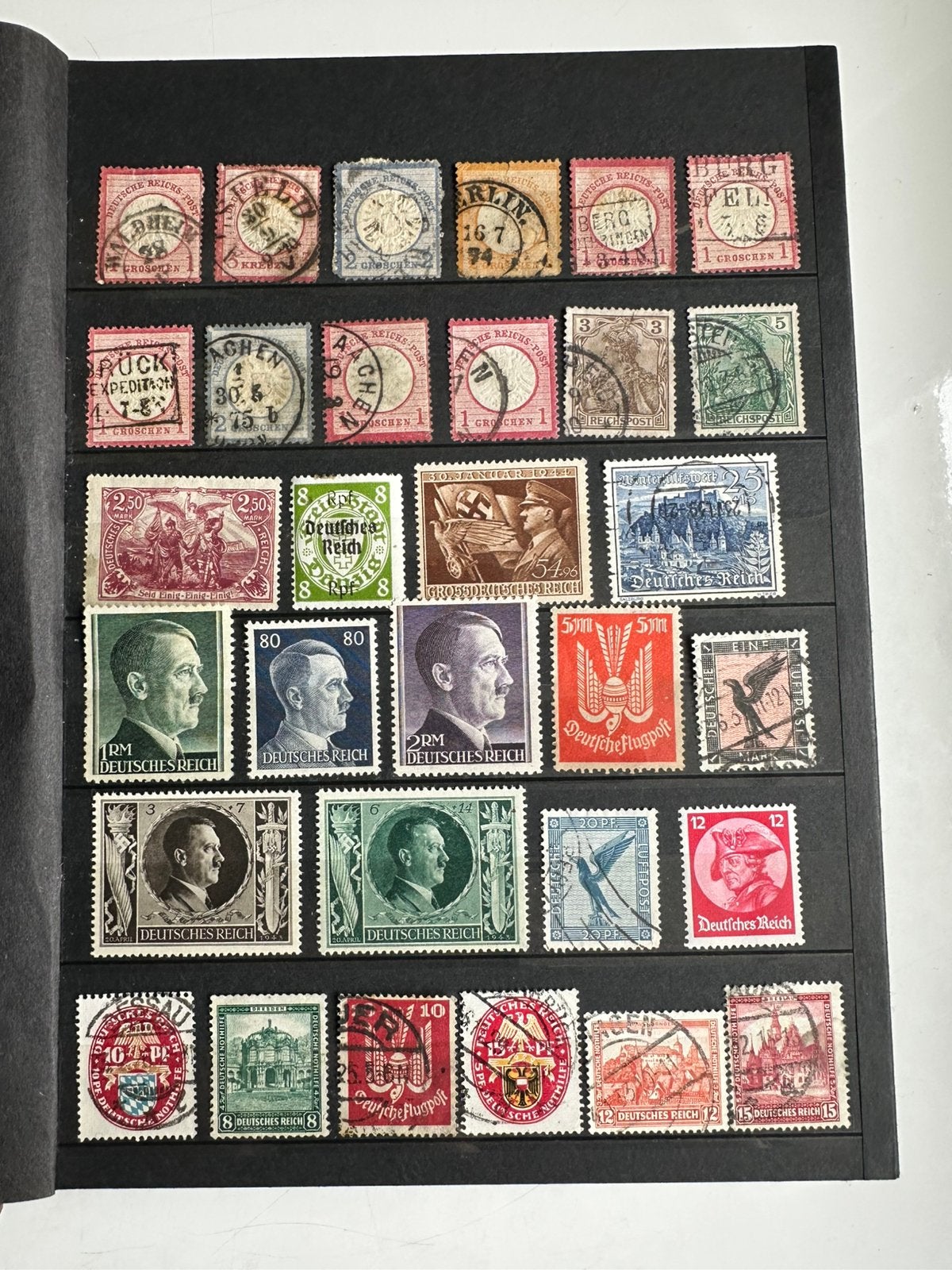 Album Deutsches Reich, Verzenden, Buitenland