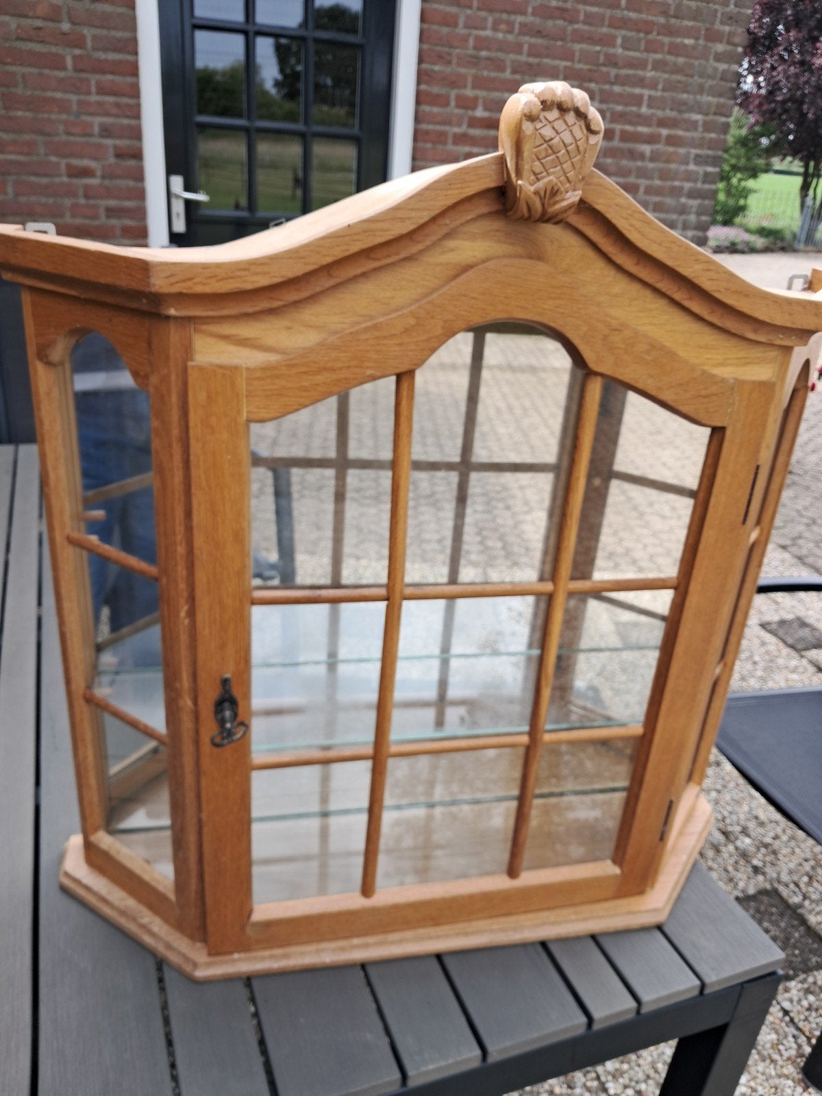 Vitrine kastje   leuke uit voering, Zo goed als nieuw, Minder dan 100 cm, 25 tot 50 cm, 50 tot 100 cm