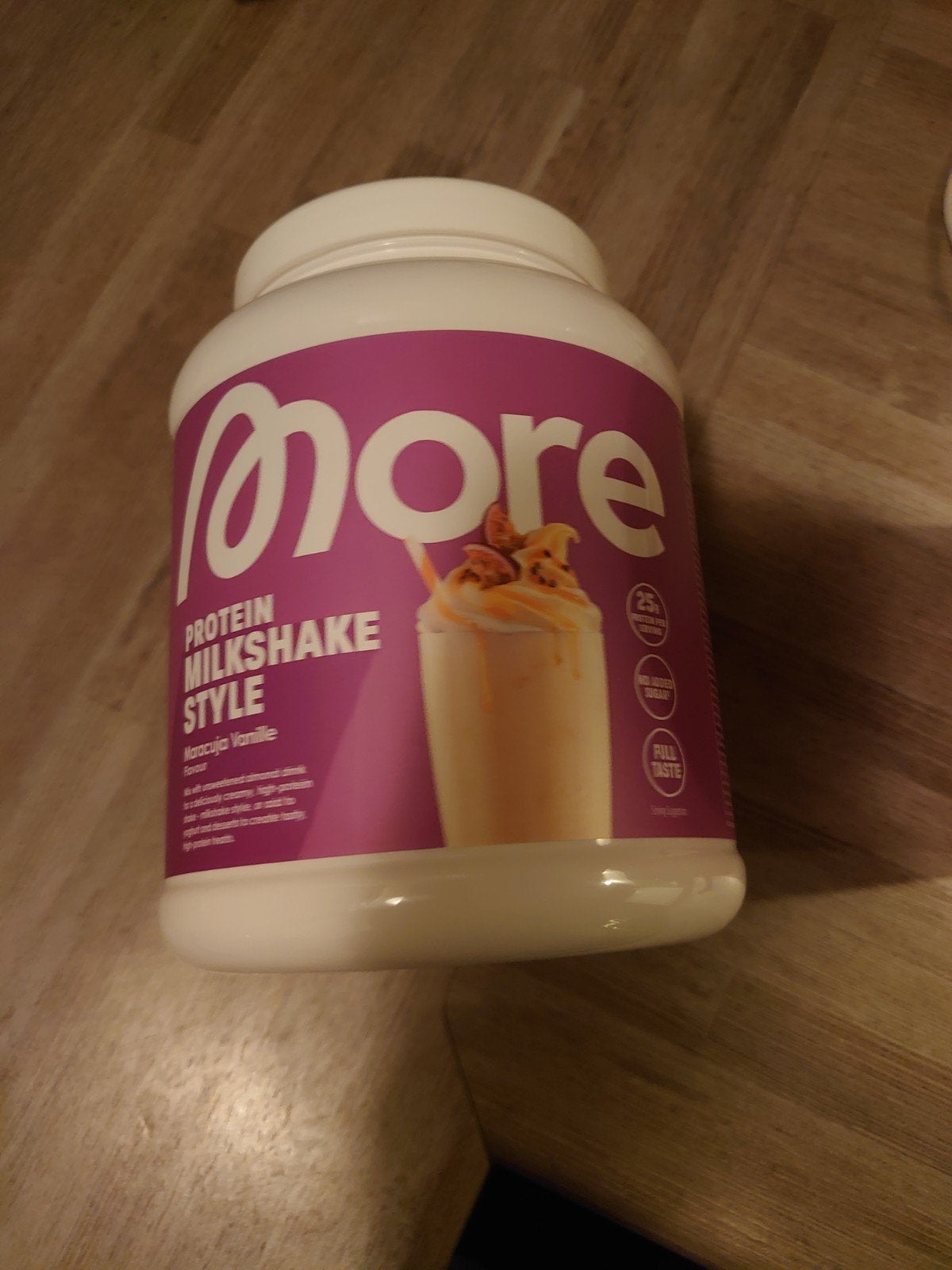 More Protein Milkshake Style - Maracuja Vanille, Ophalen of Verzenden, Zo goed als nieuw, Poeder of Drank