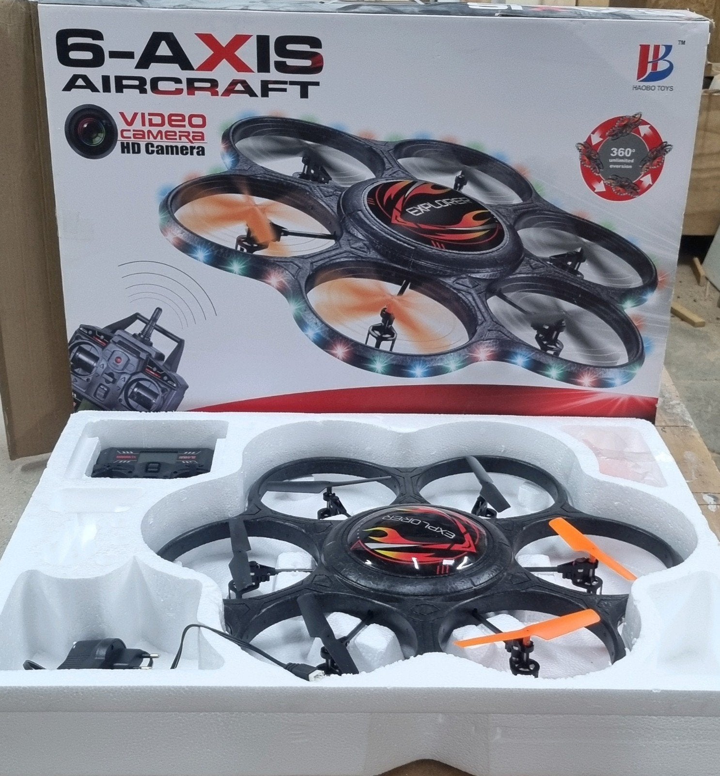 speelgoed drone 6 Axis aircraft, Ophalen
