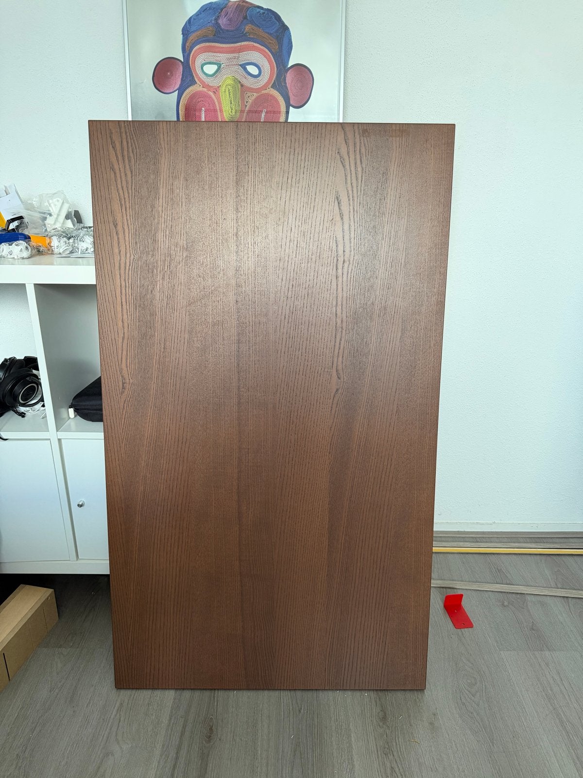 IKEA walnoot fineer tafelblad 120x70, Ophalen, 100 tot 150 cm, 50 tot 100 cm, Zo goed als nieuw