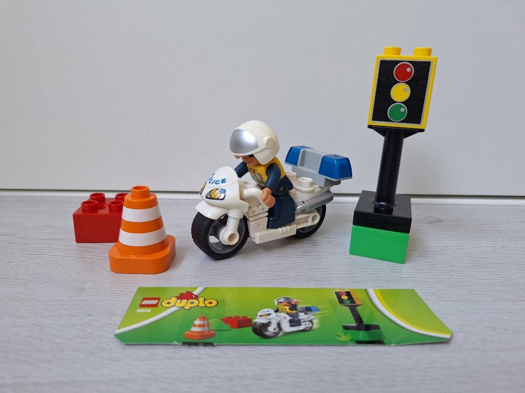 DUPLO 5679 Politiemotor, Kinderen en Baby's, Speelgoed | Duplo en Lego, Compleet, Ophalen of Verzenden, Duplo, Complete set