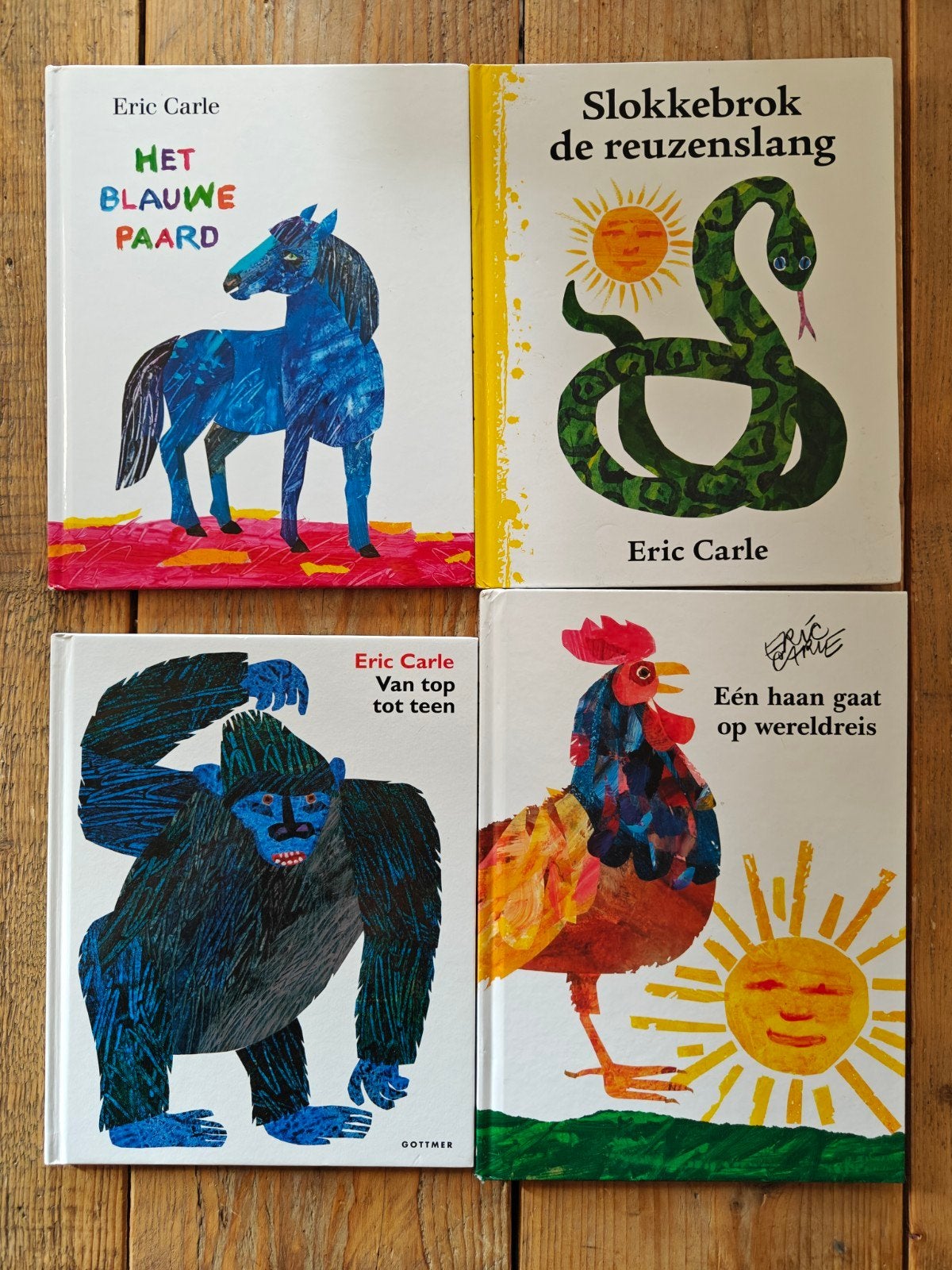 4 Bijzondere boeken van Eric Carle., Ophalen of Verzenden, Zo goed als nieuw, Fictie algemeen
