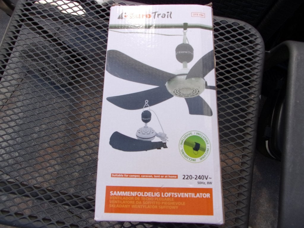  Plafond Ventilator voor tent, Ophalen, Nieuw