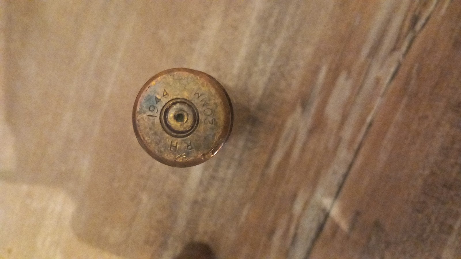 Set van 6 hulzen 20mm uit 1944 - WOII munitie, Ophalen of Verzenden