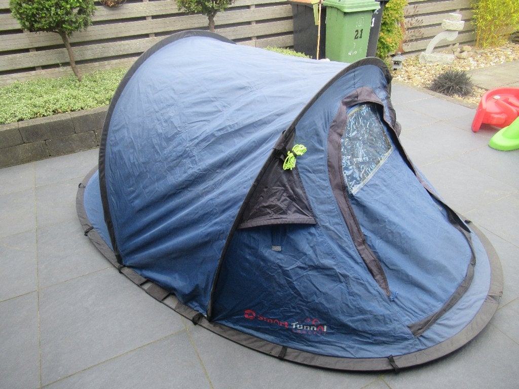 Outwell Vision 200 tunneltent blauw 2 persoons opgooi tent, Ophalen of Verzenden, Zo goed als nieuw, Tot en met 2