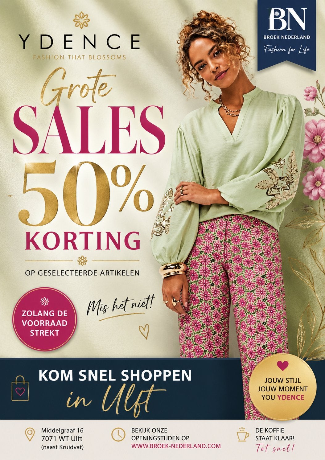 YDENCE Summer Sale: 50% korting op geselecteerde items!, Ophalen of Verzenden, Nieuw