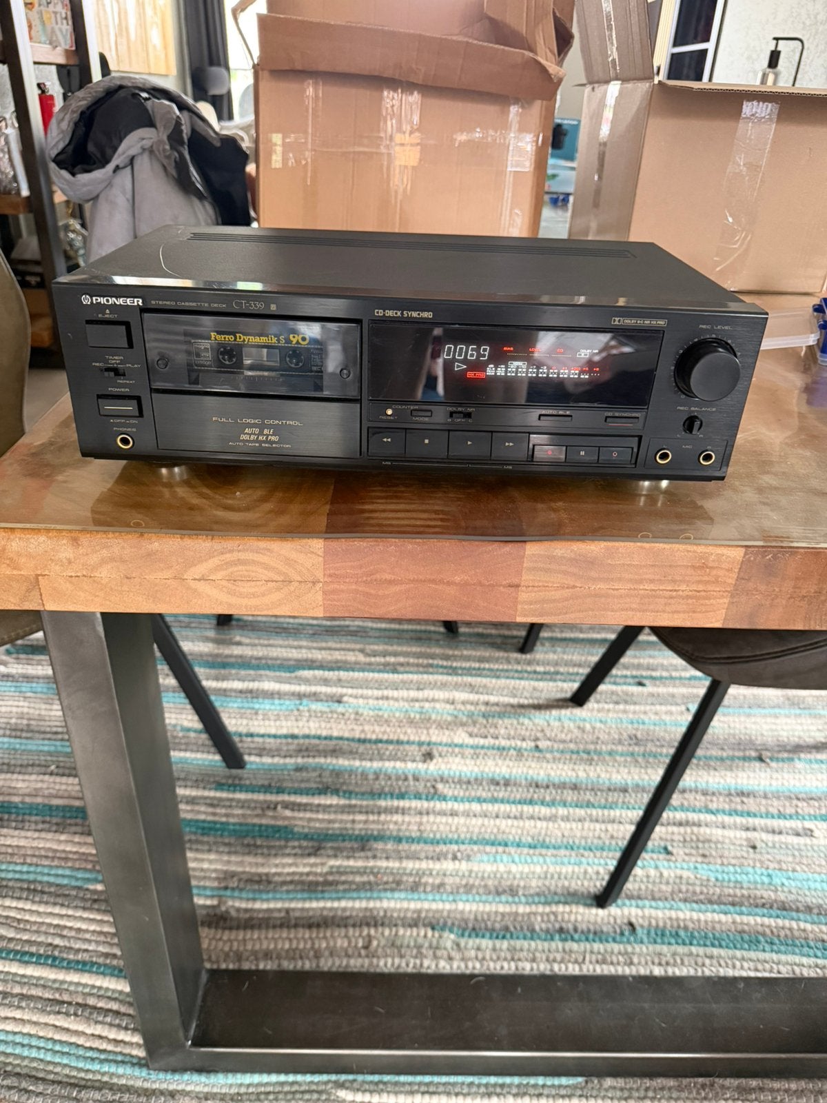 Pioneer cassettedeck CT-339 hx pro, Audio, Tv en Foto, Cassettedecks, Ophalen of Verzenden, Overige merken