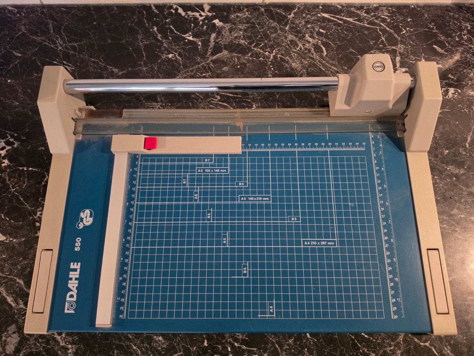 Professionele Dahle 550 Rolsnijmachine  Papiersnijder  Per, Ophalen of Verzenden, Gebruikt