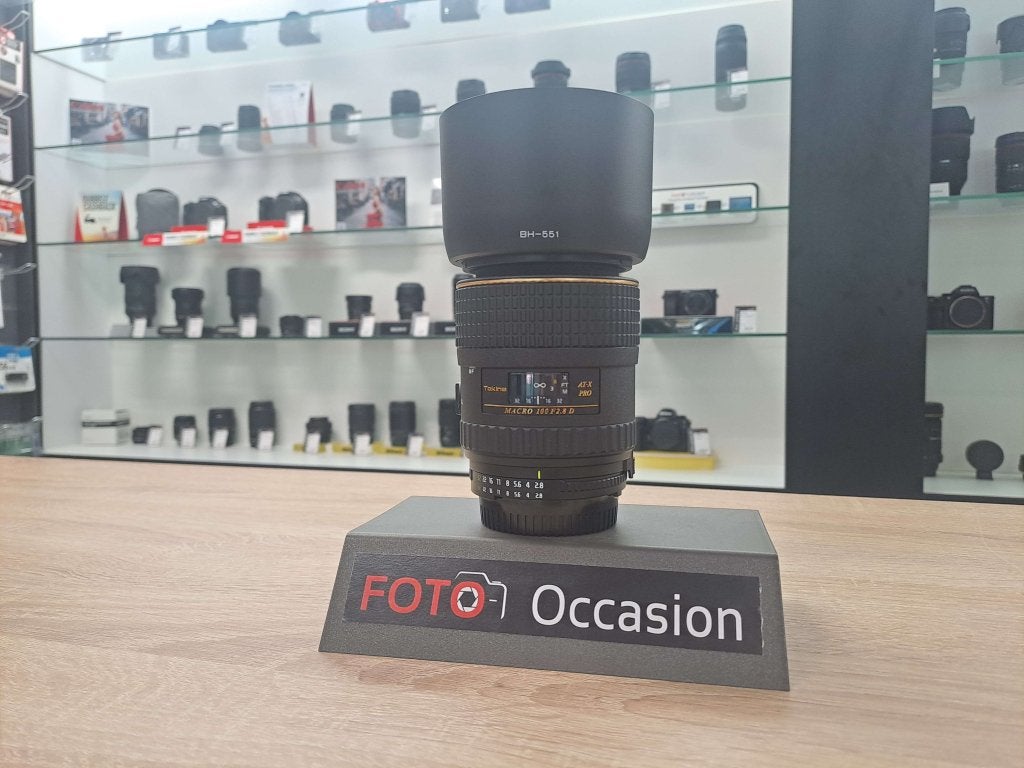 Tokina AT-X Pro 100mm Macro f2.8 D (Occasion Amersfoort), Gebruikt, Luttekepoortstraat 26 3841 AX Harderwijk, Macrolens, Webshop@foto-groep.nl