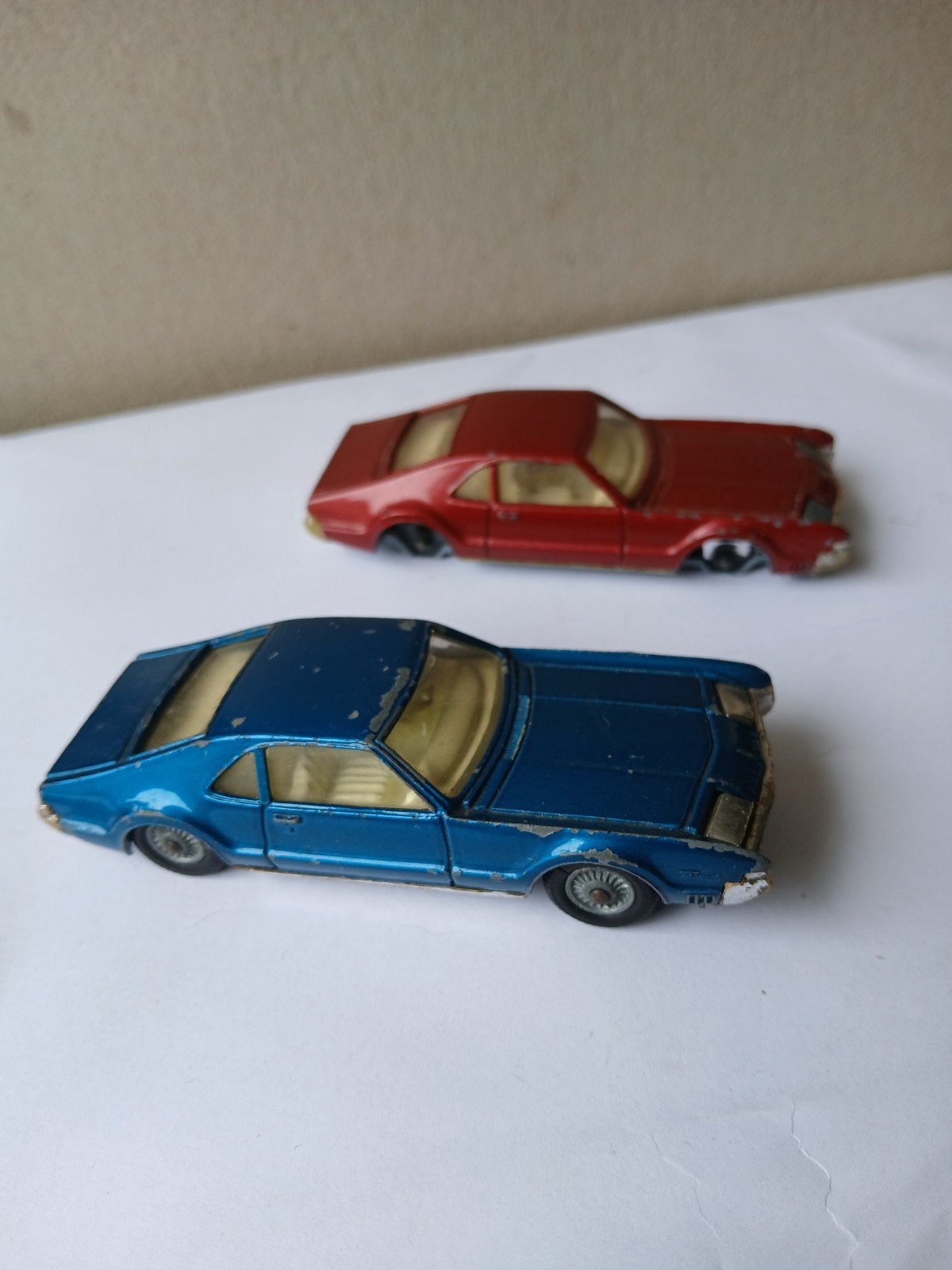 2x Oldsmobile Toronado.  Corgi toys, Hobby en Vrije tijd, Ophalen of Verzenden, Gebruikt, Auto, Corgi