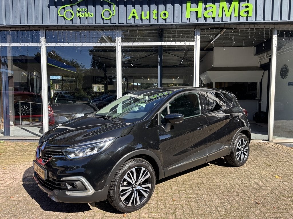 Renault Captur 1.2 TCe Initiale Paris/ Camera/ Leder/ 360°, Gebruikt, 4 cilinders, 635 kg, Zwart