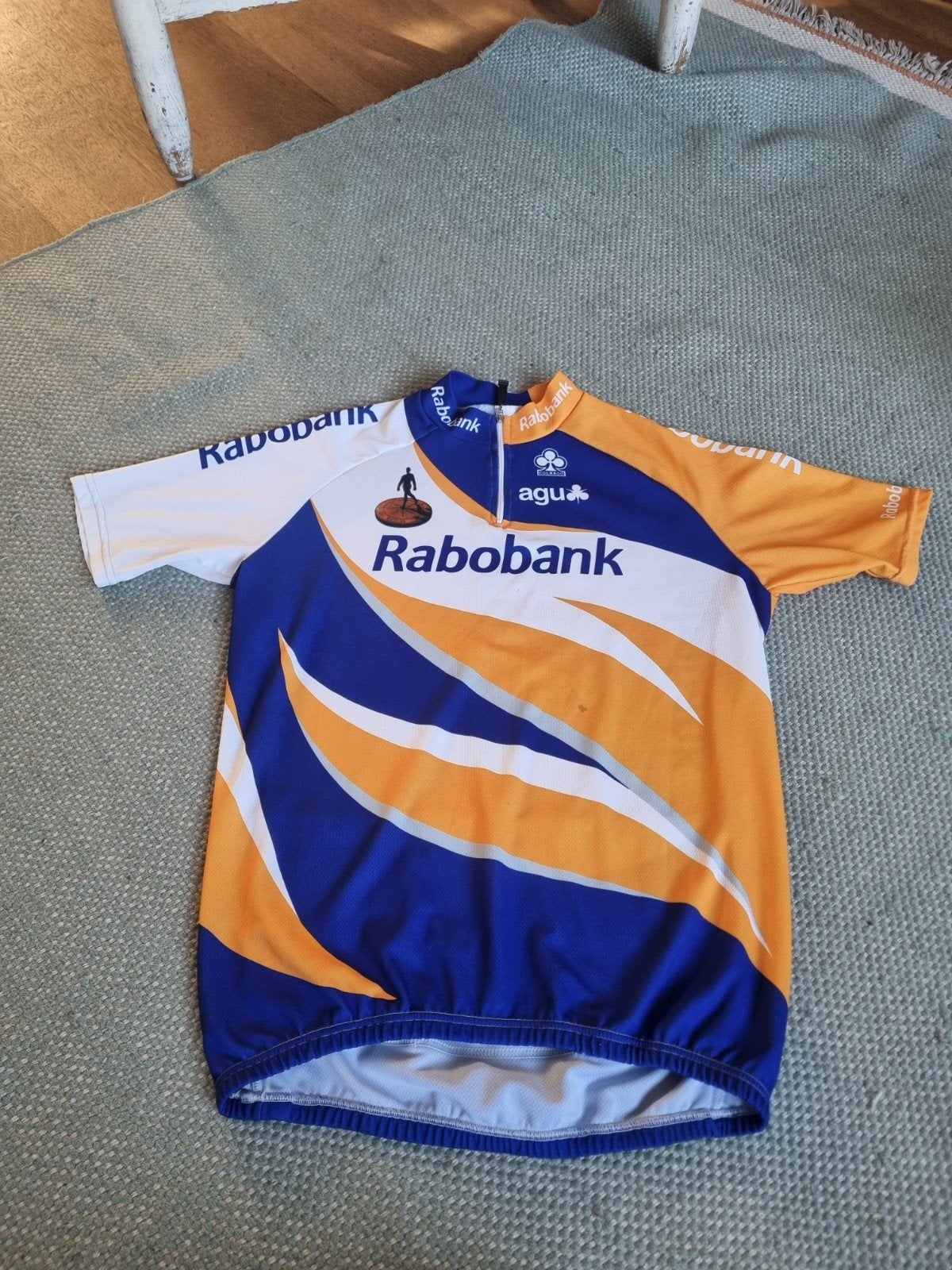 Vintage Rabobank Wielershirt - Maat M - Erik Dekker Tijd, Fietsen en Brommers, Gebruikt, Ophalen of Verzenden, Bovenkleding, AGU