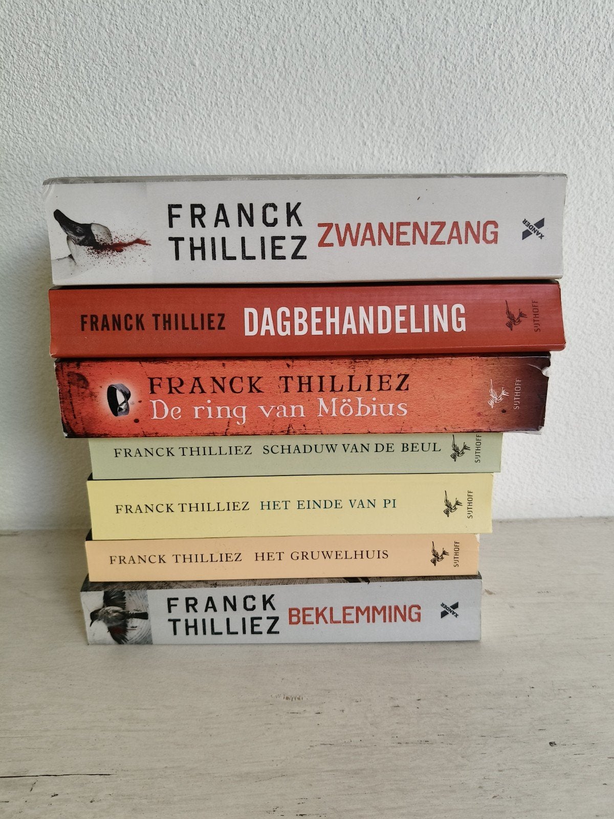 Franck Thilliez Boekenpakket - 7 Spannende Thrillers, Ophalen of Verzenden, Gelezen, Franck Thilliez, Europa overig