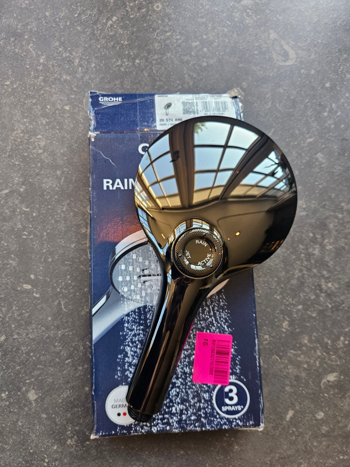 Grohe Rainshower SmartActive 130 Handdouche - hard graphite, Huis en Inrichting, Badkamer | Badkamermeubels, Overige typen, Nieuw