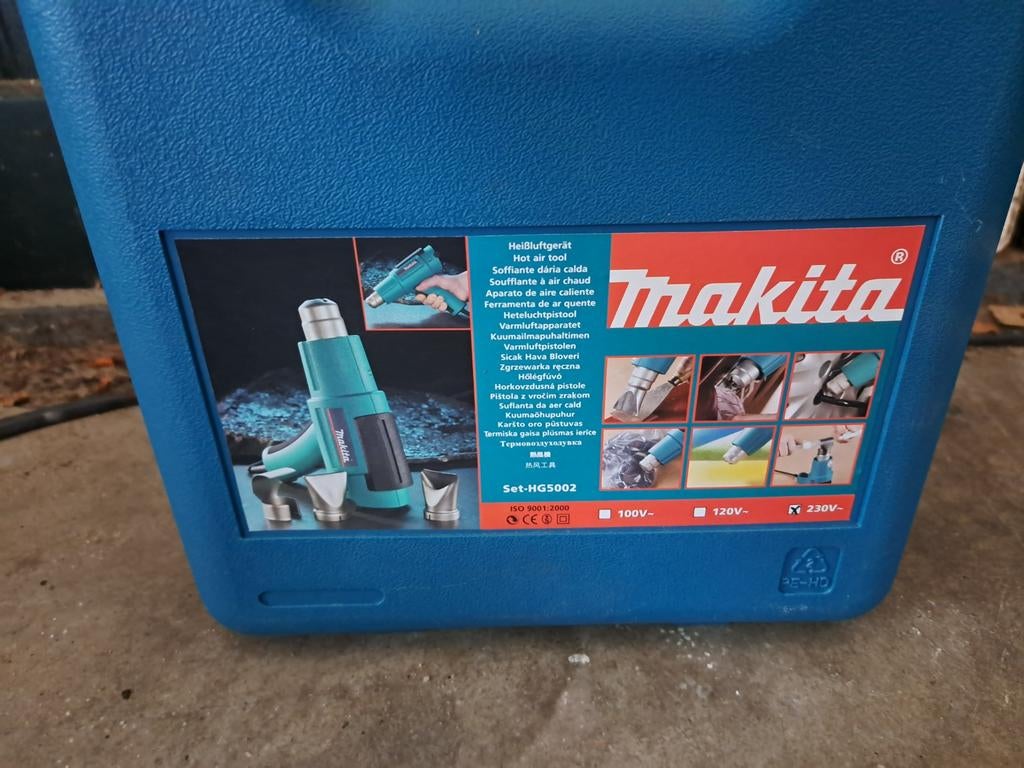 Makita verfbrander in koffer, Ophalen, Nieuw