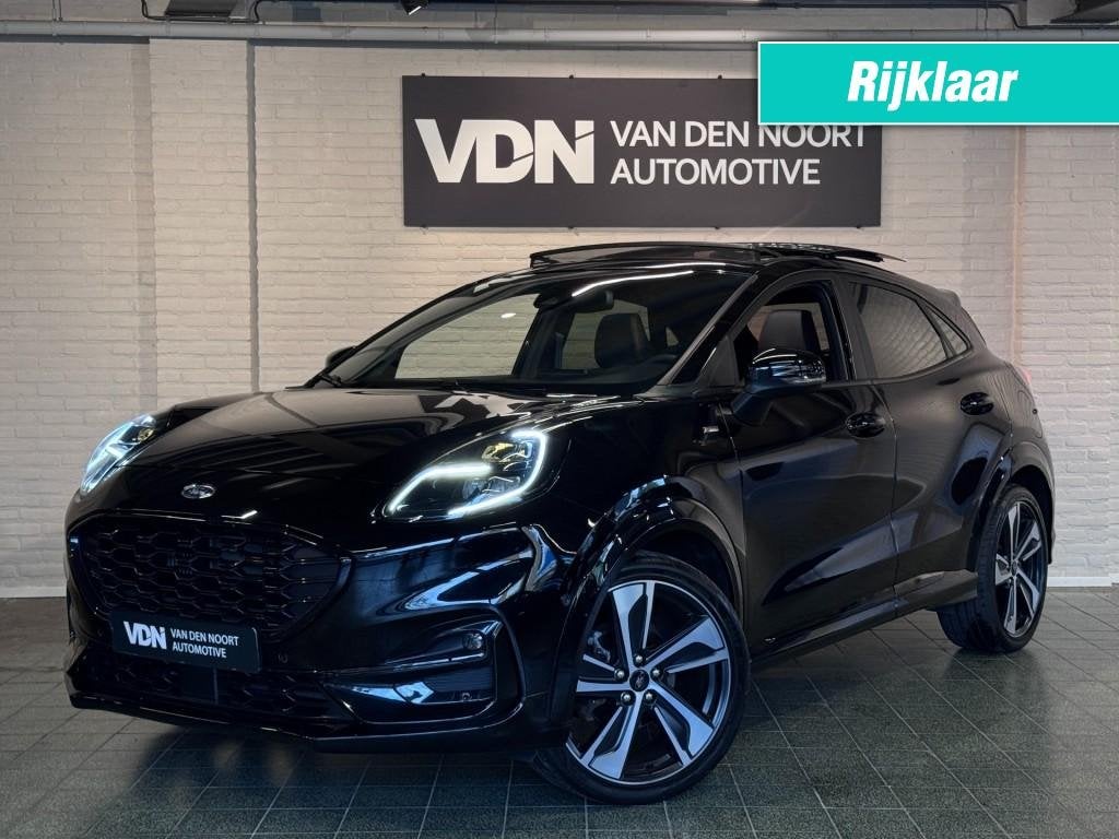 Ford PUMA 1.0 EcoBoost Hybrid ST-Line X 155pk Aut B&O Winter, Automaat, Met garantie (alle), Zwart, Bedrijf