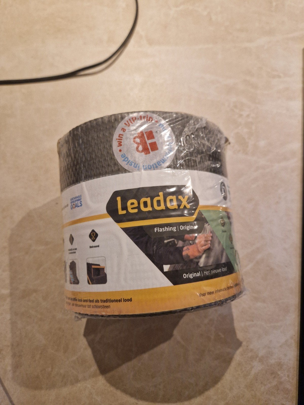Leadax loodvervanger 15cm x 6mtr - Duurzaam en flexibel, Kunststof, Overige typen, Nieuw, Ophalen of Verzenden