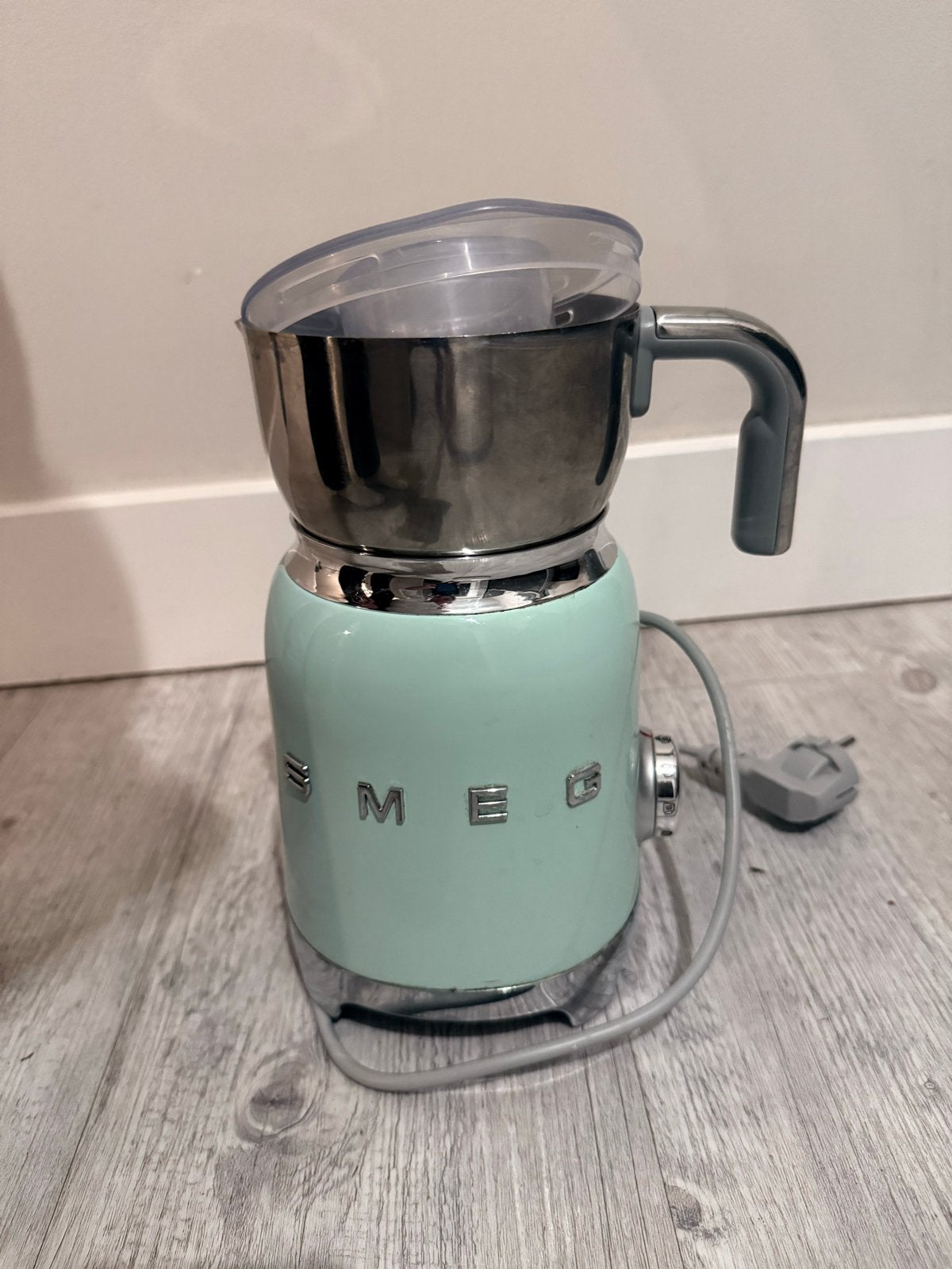 Smeg Melkopschuimer - Mintgroen  kapot, Ophalen of Verzenden, Niet werkend, Vaatwasserbestendig, Minder dan 1 liter