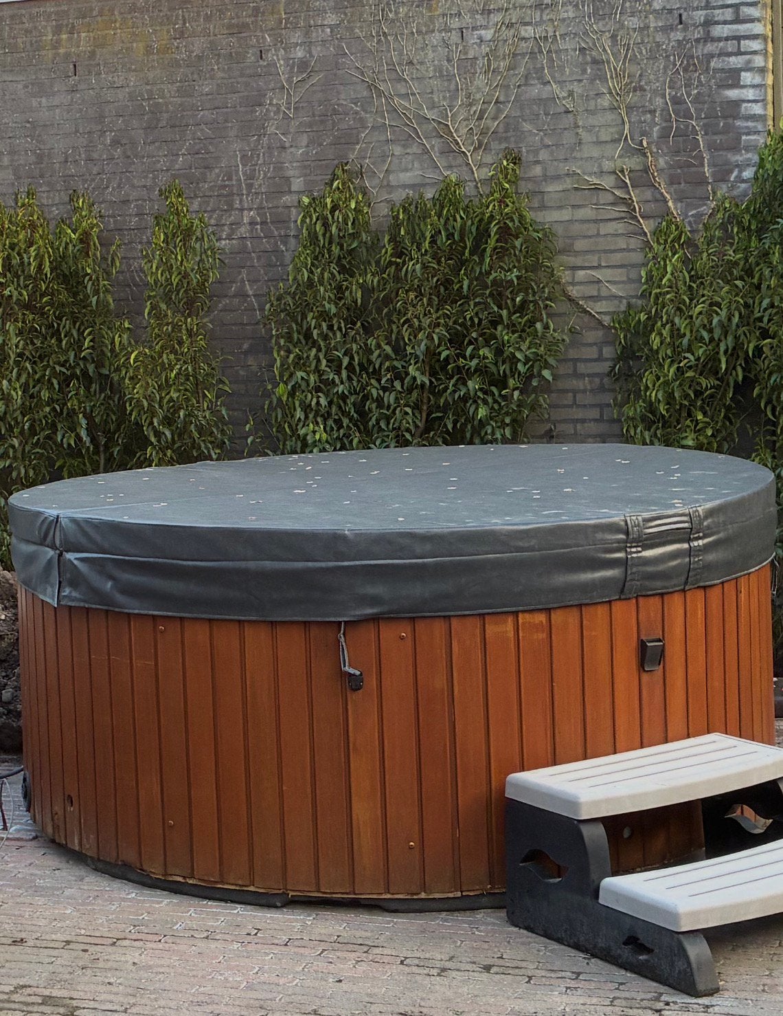 Jacuzzi / spa cover dia 220, Ophalen, Gebruikt, Vast
