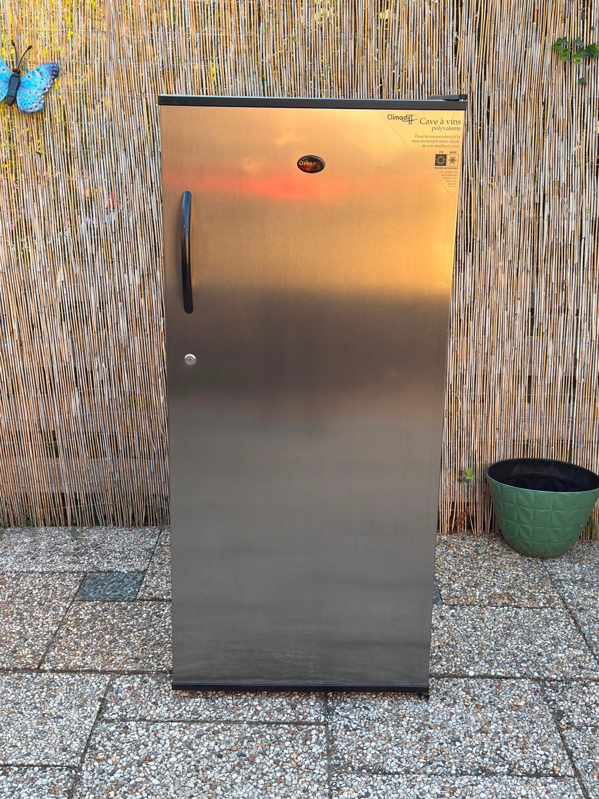 Climadiff Wijnkoelkast, Ophalen, Zonder vriesvak, 200 liter of meer, 160 cm of meer