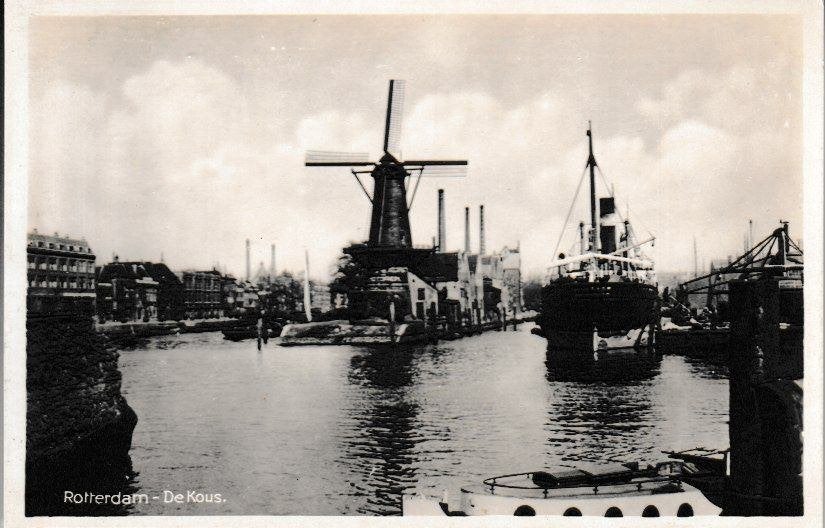 ROTTERDAM - DE KOUS, Ophalen of Verzenden, 1940 tot 1960, Ongelopen, Zuid-Holland