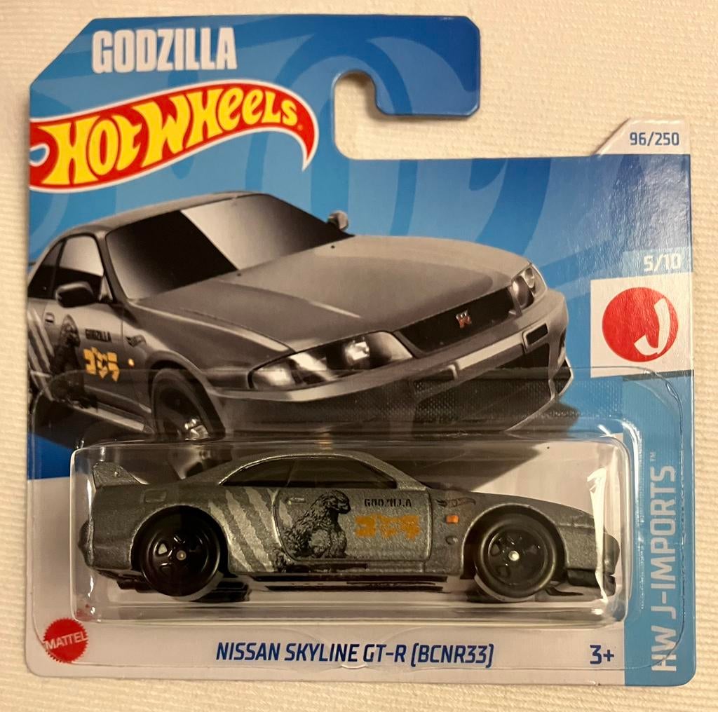Hot Wheels Nissan Skyline GT-R (BCNR33) Godzilla, Ophalen of Verzenden, Nieuw, Auto