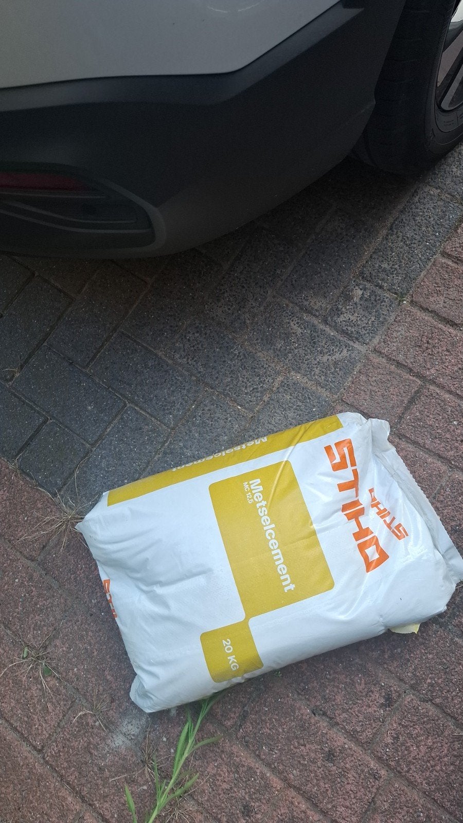 2 zakken STIHO Metselcement 20 KG, Doe-het-zelf en Verbouw, Ophalen, Nieuw