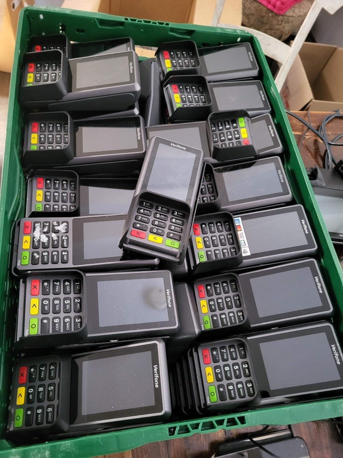 PARTIJ Verifone VX 820  en P400 plus pinautomaat, Ophalen of Verzenden