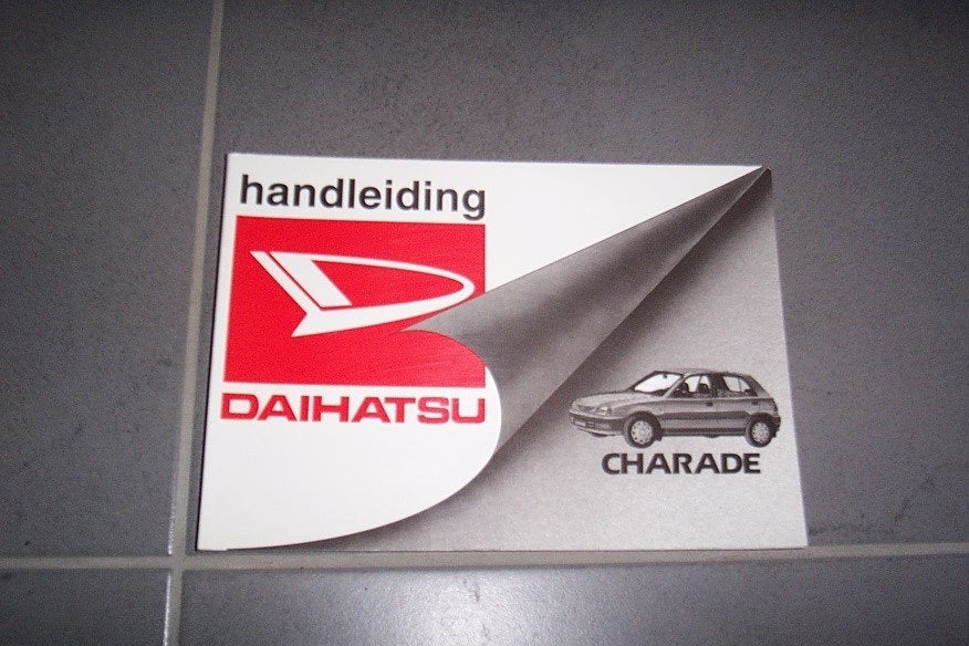 Gebruikershandleiding DAIHATSU CHARADE G200   1993/2000, Ophalen of Verzenden