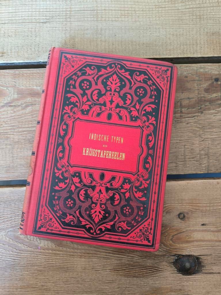 Indische typen en krijgstaferelen - Antiek boek, Ophalen of Verzenden