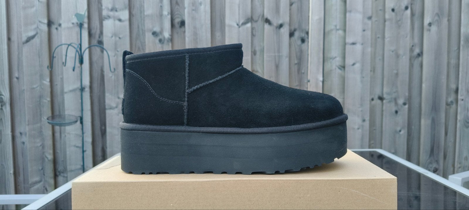 Ugg Classic Ultra Mini Platform ' Black ', UGG, Zwart, Lage of Enkellaarzen, Nieuw
