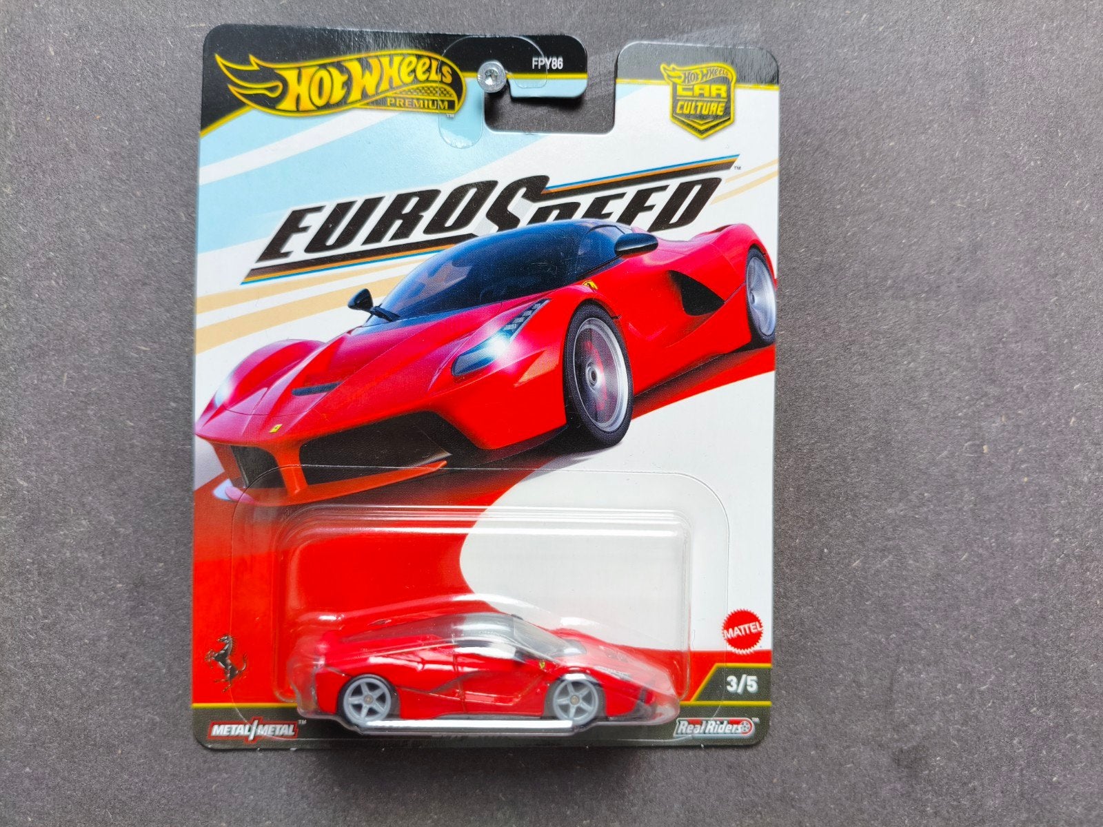 Hot Wheels Premium Euro Speed LaFerrari FPY86, Ophalen of Verzenden, Nieuw, Auto