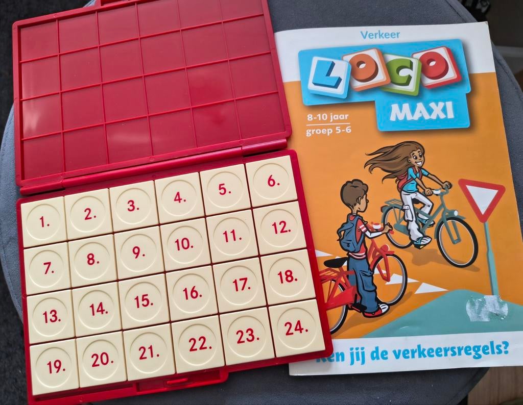 Loco Maxi zgan met boekje Verkeer, Kinderen en Baby's, Speelgoed | Educatief en Creatief, Ophalen of Verzenden, Zo goed als nieuw