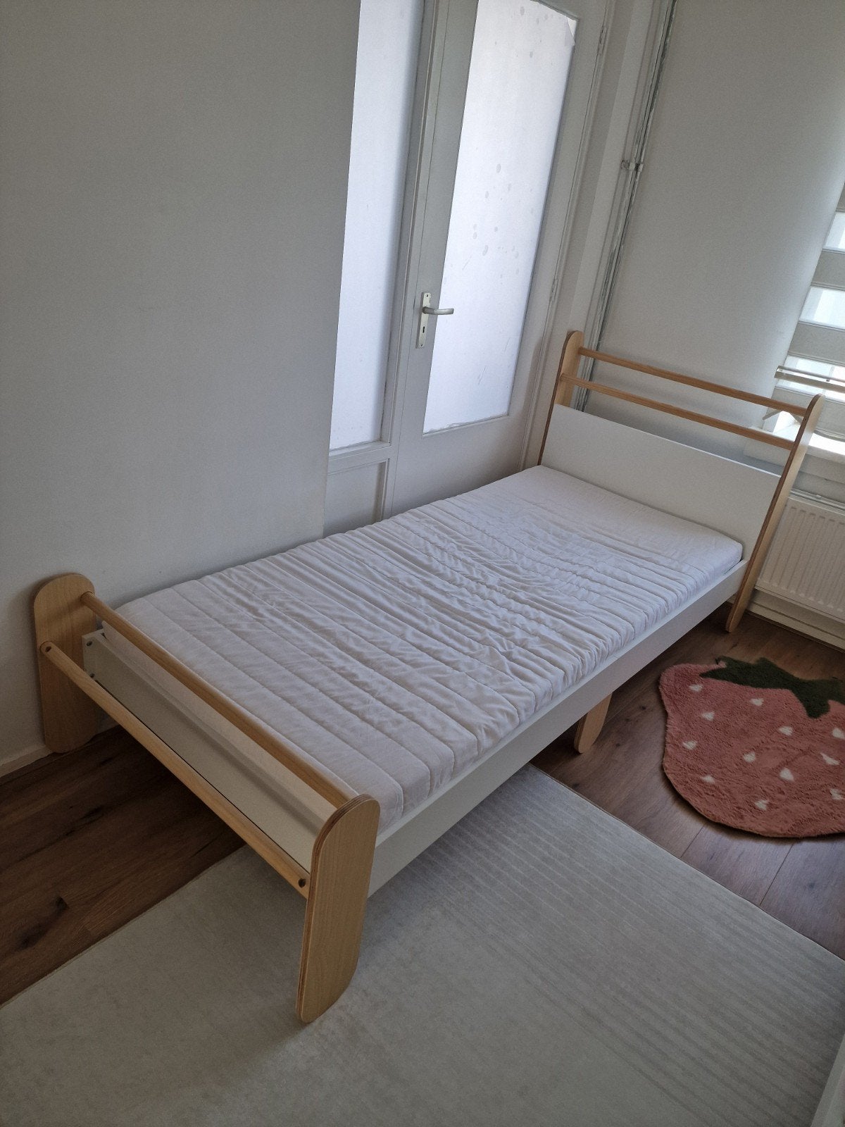 1 persoonsbed, Ophalen, Eenpersoons, Hout, 90 cm