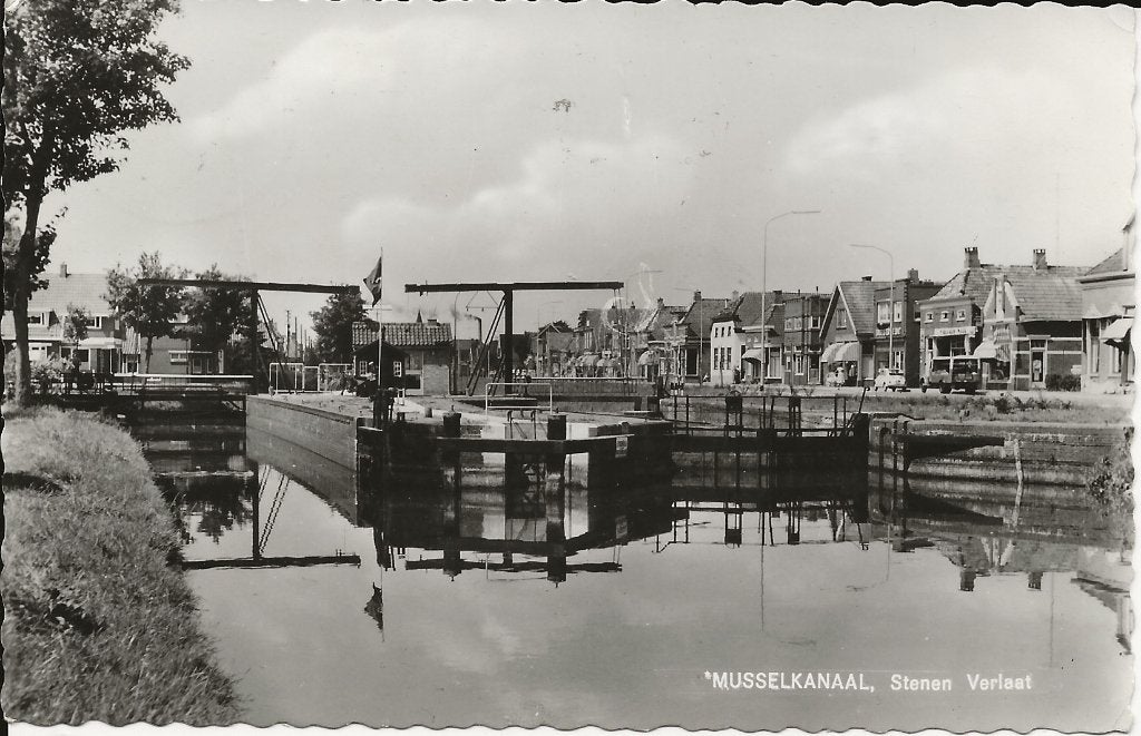 Musselkanaal , Stenen Verlaat ., Verzenden, 1960 tot 1980, Gelopen, Groningen
