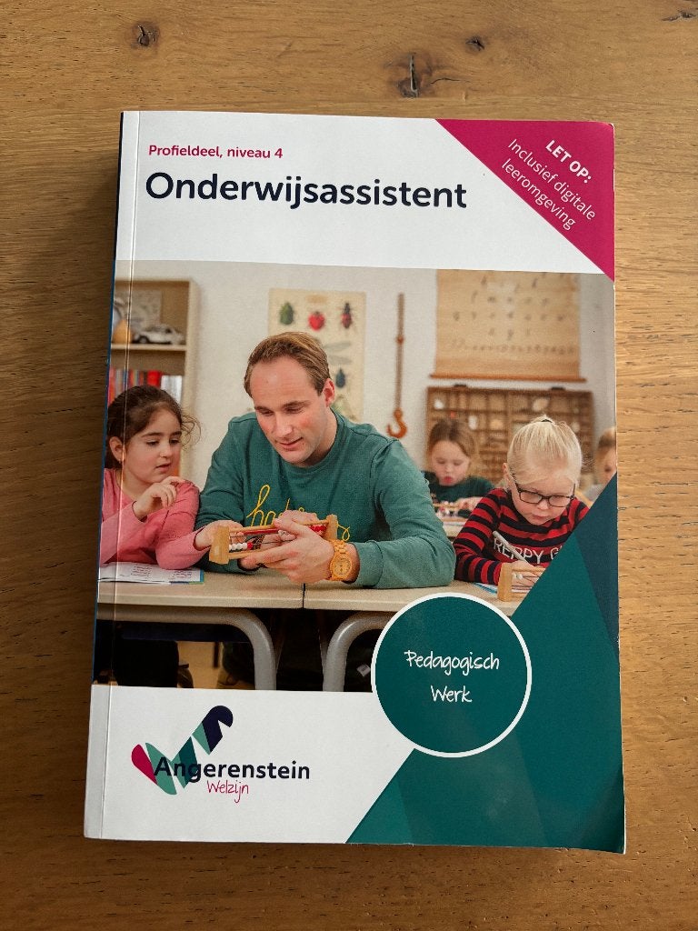Onderwijsassistent, Gelezen, Ophalen of Verzenden, MBO, Angerenstein Welzijn