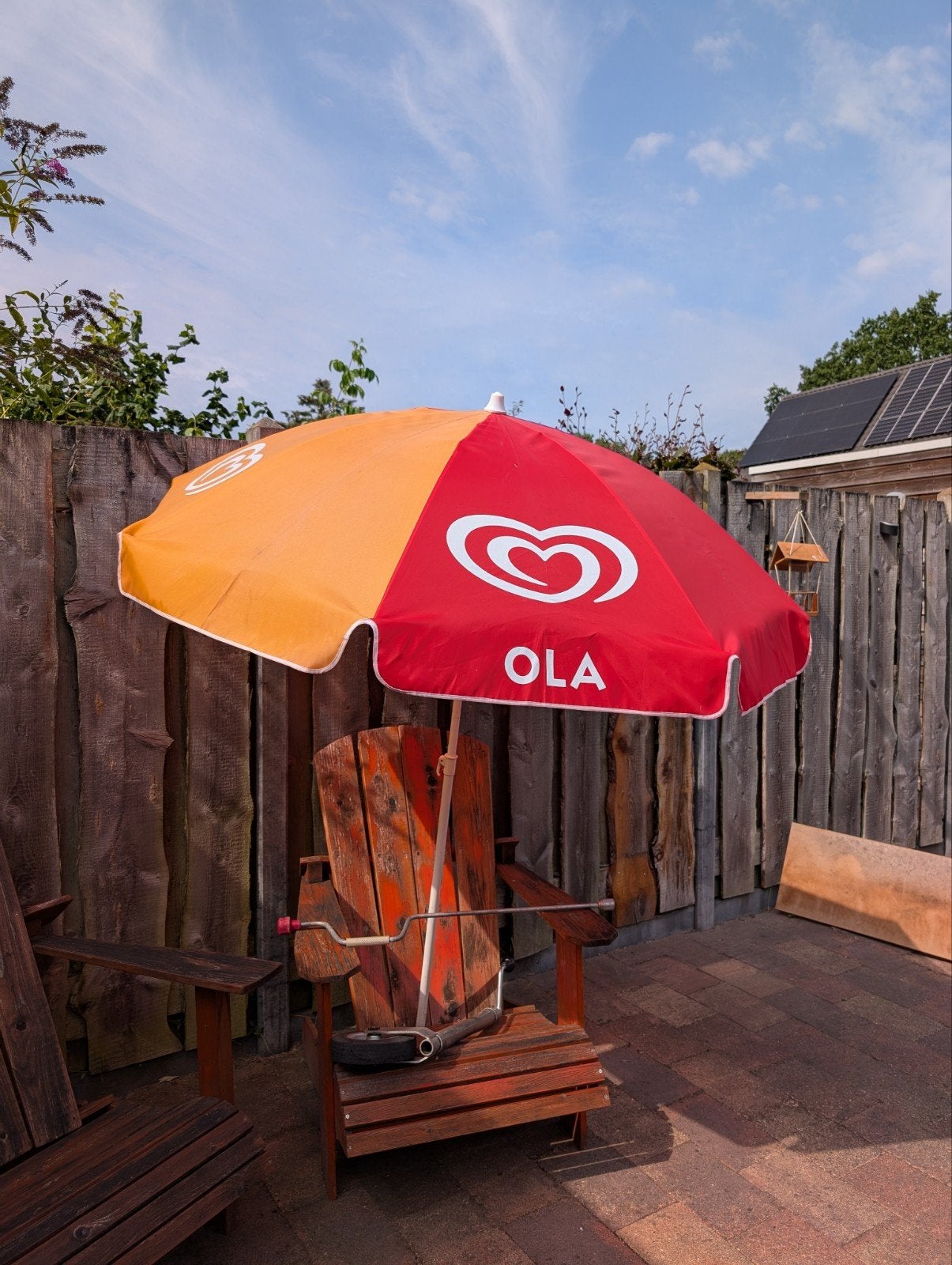 Parasol, Tuin en Terras, Ophalen, Gebruikt, 1 tot 2 meter, Strandparasol