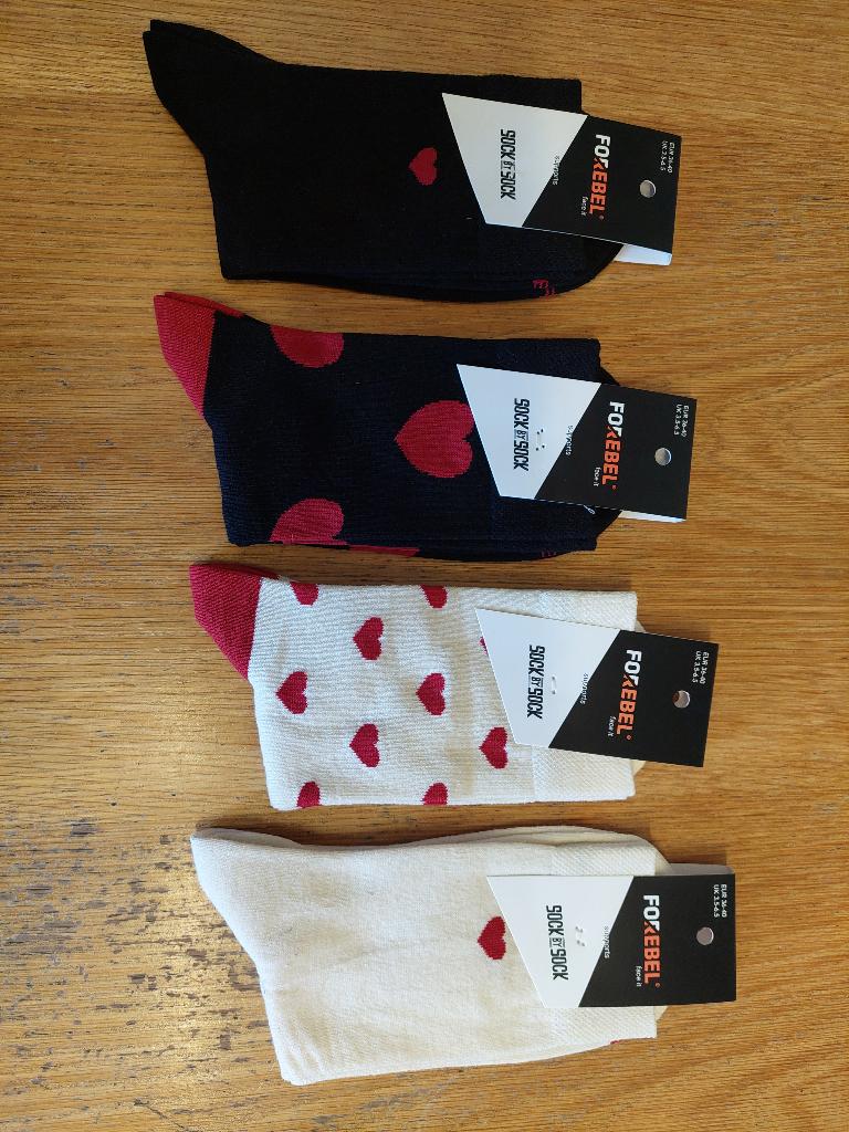 4 paar sokken, Sock by Sock 36-40, Sokken en Kniesokken, Zwart, Nieuw, Ophalen of Verzenden