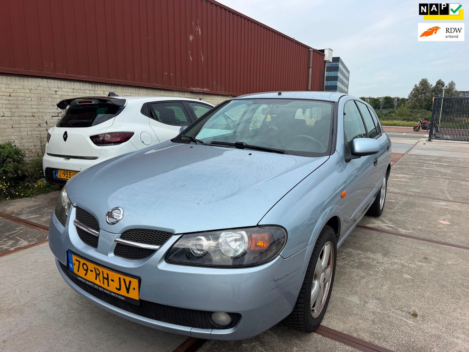 Nissan Almera 1.8 Acenta | 5 deurs | Airco, Gebruikt, 4 cilinders, Blauw, 116 pk