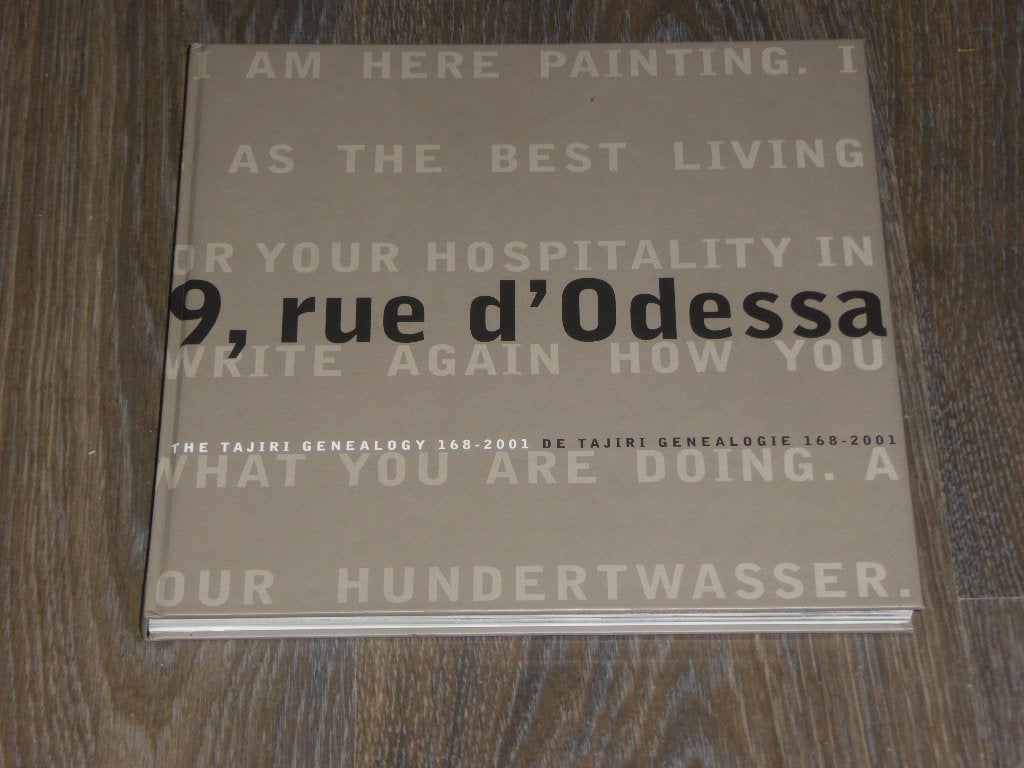 Tajiri Shinkichi/Marcel Vleugels-9, rue d'Odessa, Diverse auteurs, Ophalen of Verzenden, Zo goed als nieuw, Overige onderwerpen