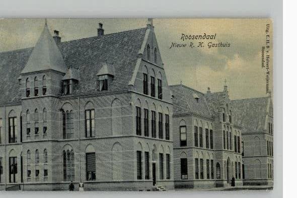 Roosendaal Nieuw R.K. Gasthuis  st 1907 uitg E. v. Helvert