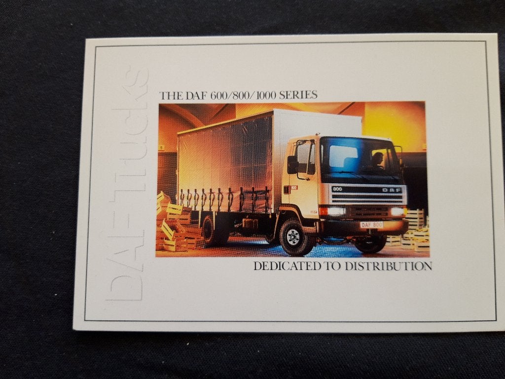 foto ansichtkaart DAF vrachtwagen 600 - 800 -1000, Ophalen of Verzenden, Zo goed als nieuw, Auto's