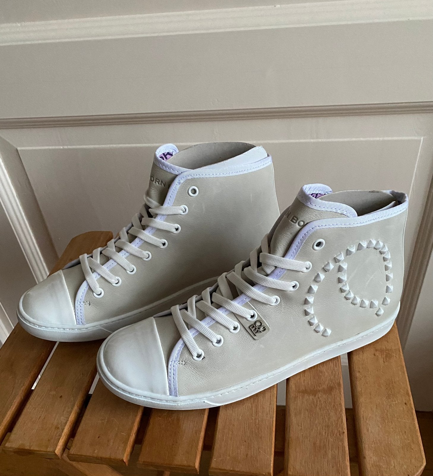Hoge lichtgrijze schoenen van Björn Borg, maat 41, Ophalen of Verzenden, Nieuw