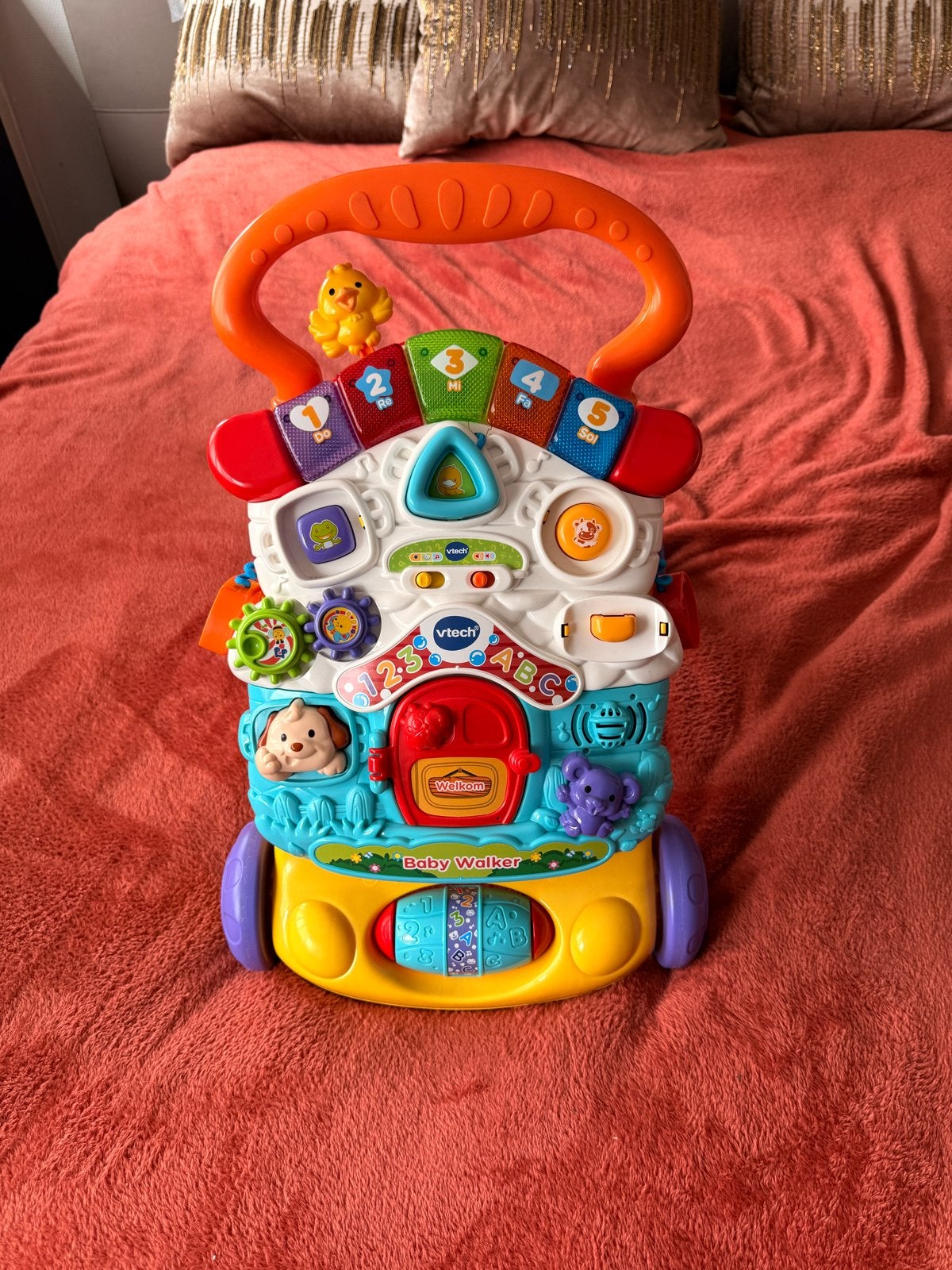 VTech Baby Walker - Interactieve Loopwagen, Kinderen en Baby's, Speelgoed | Vtech, Ophalen of Verzenden, Zo goed als nieuw, 6 maanden tot 2 jaar