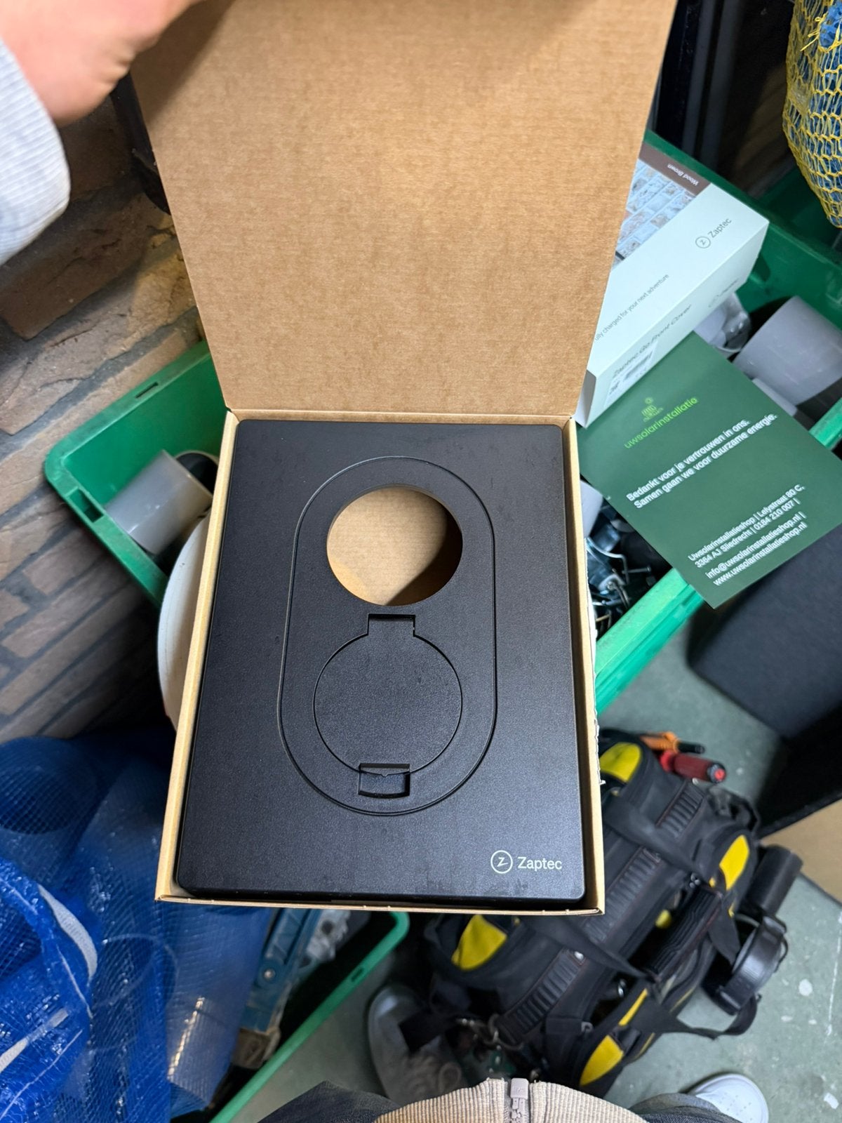 Zaptac cover zwart, Ophalen of Verzenden, Zo goed als nieuw, 10 inch, Bescherming voor- en achterkant